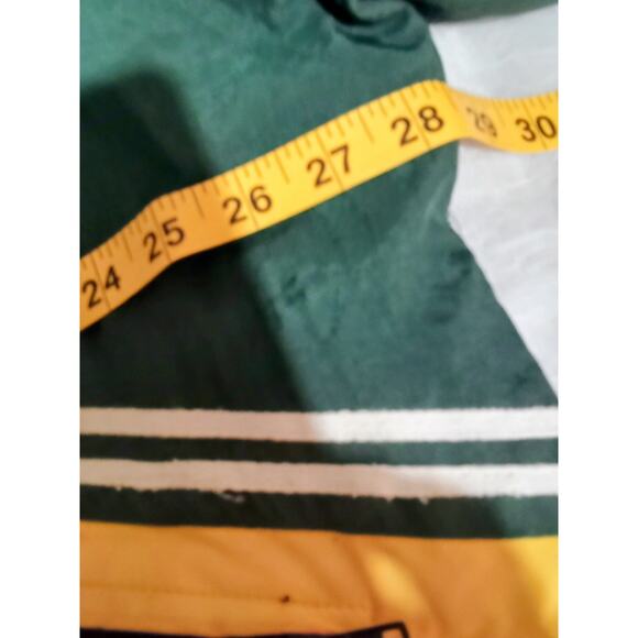 Vintage 90s Pro Line Logo 7 Green Bay Packers Parka Jacket Diamond Hood Y2K - Picture 4 of 16